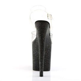 Pleaser FLAMINGO-808MG Clear/Black EU-35 / US-5