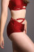 Zasha Polewear Shorts High Waist Mia Wine XL