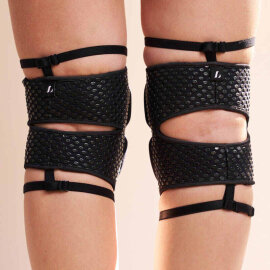 Lunalae Knee Pads Sticky Garter Black M