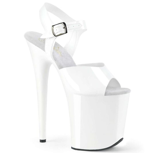 Pleaser FLAMINGO-808N White (Jelly-Like) TPU/White EU-35 / US-5