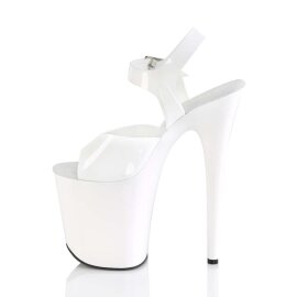Pleaser FLAMINGO-808N White (Jelly-Like) TPU/White EU-35 / US-5