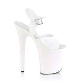 Pleaser FLAMINGO-808N White (Jelly-Like) TPU/White EU-35 / US-5