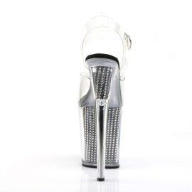 Pleaser FLAMINGO-808SRS Clear/Black SRS EU-35 / US-5