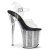 Pleaser FLAMINGO-808SRS Clear/Black SRS EU-35 / US-5