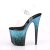 Pleaser FLAMINGO-808SS Clear/Black-Blue Multi Glitter EU-35 / US-5