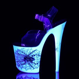 Pleaser FLAMINGO-808SW Clear/Neon White EU-36 / US-6