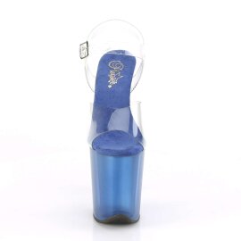 Pleaser FLAMINGO-808T Clear/Blue Tinted EU-35 / US-5