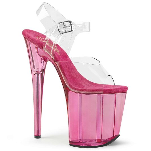 Pleaser FLAMINGO-808T Clear/Pink Tinted EU-35 / US-5