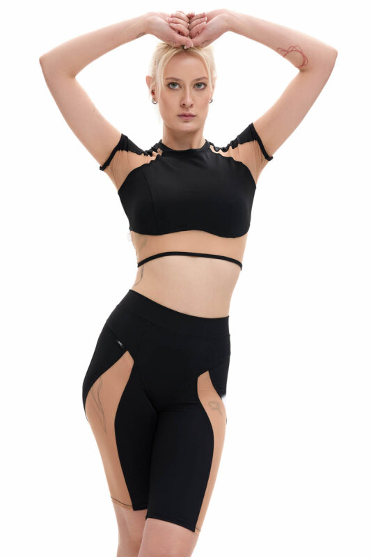 MÆD Biker Shorts Laecker 1.0 Black + Nude XS