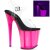 Pleaser FLAMINGO-808UVT Clear/Hot Pink Tinted EU-35 / US-5