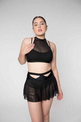 Zasha Polewear Skorts Layla Black XS