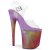 Pleaser FLAMINGO-808WR Clear/Purple Hologram Wrapped EU-35 / US-5