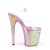 Pleaser FLAMINGO-808WR Clear/Purple Hologram Wrapped EU-35 / US-5