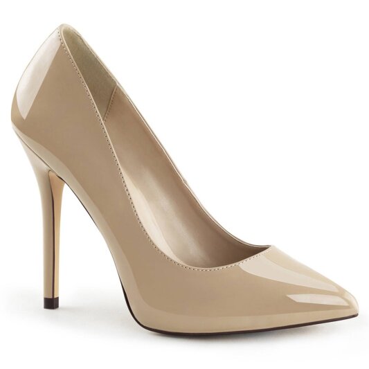 Pleaser AMUSE-20 Pumps Patent Nude EU-41 / US-11