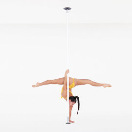 Lupit Pole Diamond G2 45 mm Powder Coated White 2,30 m -...