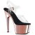 Pleaser ADORE-708 Clear/Rose Gold Chrome EU-36 / US-6