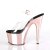 Pleaser ADORE-708 Clear/Rose Gold Chrome EU-36 / US-6