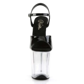 Pleaser FLAMINGO-809 Black Patent/Clear EU-35 / US-5