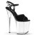 Pleaser FLAMINGO-809 Black Patent/Clear EU-35 / US-5