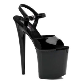 Pleaser FLAMINGO-809 Black Patent/Black EU-35 / US-5