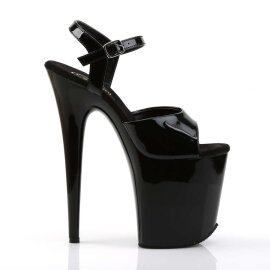 Pleaser FLAMINGO-809 Black Patent/Black EU-35 / US-5