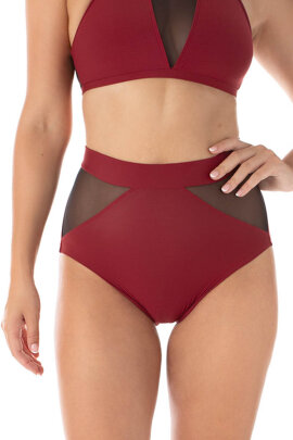 Dragonfly Shorts Monica Mesh Burgundy M