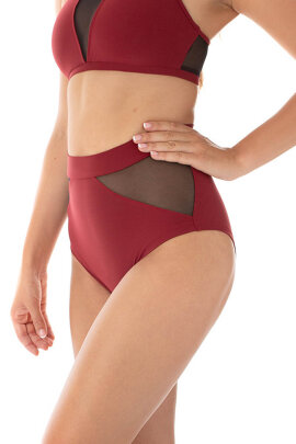Dragonfly Shorts Monica Mesh Burgundy M