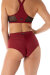 Dragonfly Shorts Monica Mesh Burgundy XL