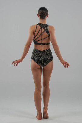 Juicee Peach Top Aria Black & Gold M