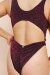 Lunalae Bodysuit Kenzie Coral Shimmer M
