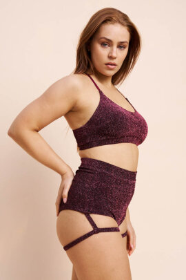 Lunalae Top Athena Coral Shimmer M