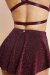 Lunalae Shorts High Waist Free Flow Coral Shimmer M