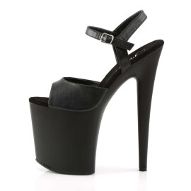 Pleaser FLAMINGO-809 Black Faux Leather/Black EU-35 / US-5