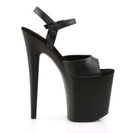 Pleaser FLAMINGO-809 Black Faux Leather/Black EU-35 / US-5