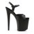 Pleaser FLAMINGO-809 Black Faux Leather/Black EU-35 / US-5