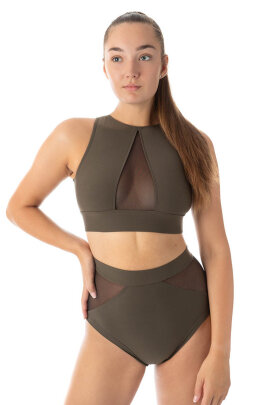 Dragonfly Top Rachel Khaki M
