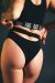 RAD Top Bahari Glitter Black L