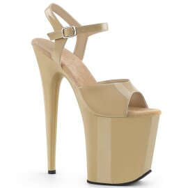 Pleaser FLAMINGO-809 Cream Patent/Cream EU-35 / US-5