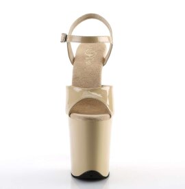 Pleaser FLAMINGO-809 Cream Patent/Cream EU-35 / US-5