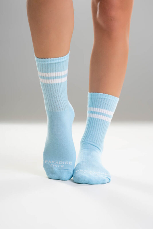 Paradise Chick Supreme Poledance Socks Baby Blue