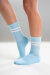 Paradise Chick Supreme Poledance Socks Baby Blue