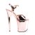 Pleaser FLAMINGO-809 Rose Gold Met. Pu/Rose Gold Chrome EU-35 / US-5