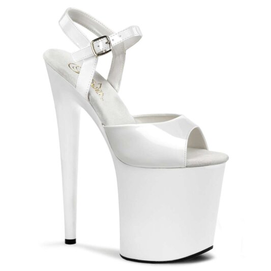 Pleaser FLAMINGO-809 White Patent/White EU-35 / US-5