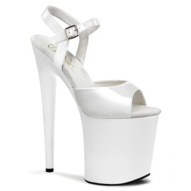 Pleaser FLAMINGO-809 White Patent/White EU-35 / US-5