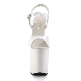 Pleaser FLAMINGO-809 White Patent/White EU-35 / US-5