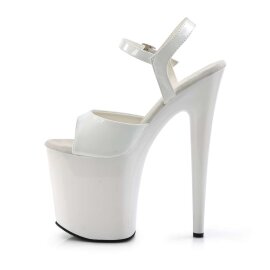 Pleaser FLAMINGO-809 White Patent/White EU-35 / US-5