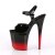 Pleaser FLAMINGO-809BR-H Black Patent/Black-Red EU-35 / US-5