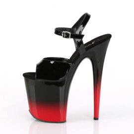 Pleaser FLAMINGO-809BR-H Black Patent/Black-Red EU-36 / US-6