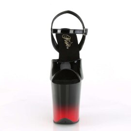 Pleaser FLAMINGO-809BR-H Black Patent/Black-Red EU-38 / US-8