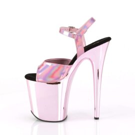 Pleaser FLAMINGO-809HG Baby Pink Hologram/Baby Pink Chrome EU-36 / US-6